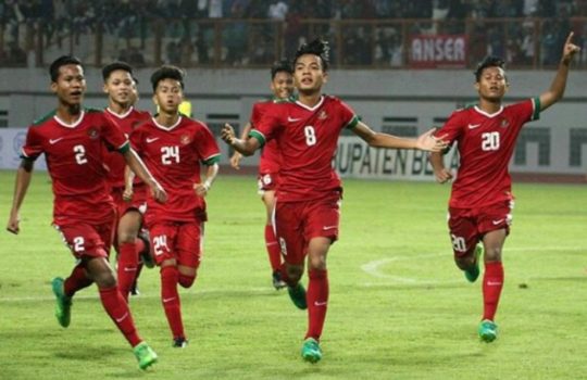 Jadwal Lengkap Indonesia U-16 Tien Phong Plastic Cup 2017 di Vietnam