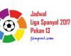 Update Jadwal Liga Spanyol 2017 Pekan ke 13