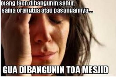 Dp Bbm Sahur Kesiangan