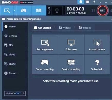 Cara Merekam Layar BandiCam Screen Recorder