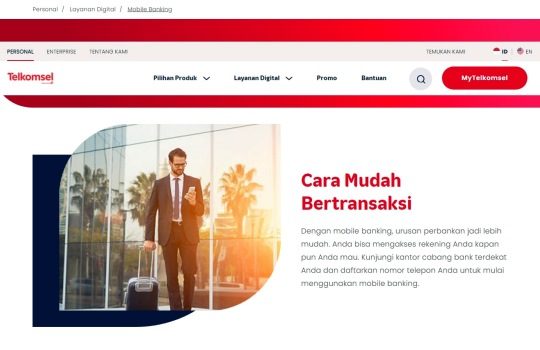 Mengenal Layanan Mobile, SMS dan USSD Banking Telkomsel