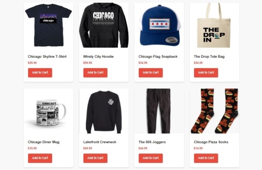 Merchandise Keren The Drop In Chicago Store Pendukung Gaya Nongkrongmu Biar Makin Maksimal
