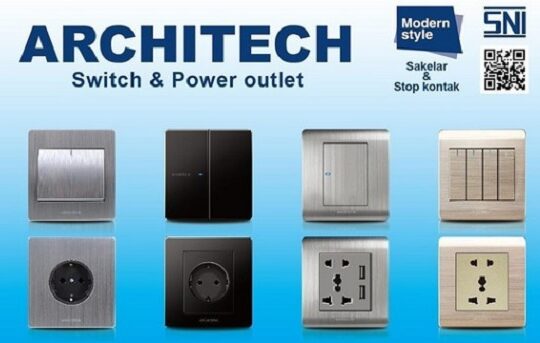 Harga Stop Kontak dan Saklar Architech